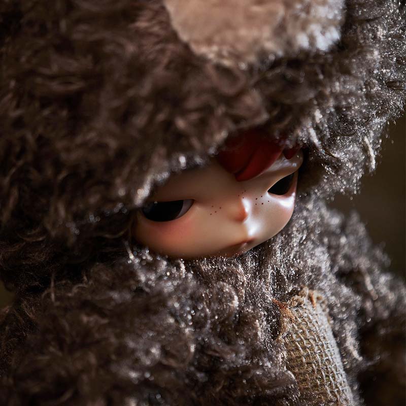 Hirono Little Bear Vinyl Plush Doll Ornaments Toy Gift