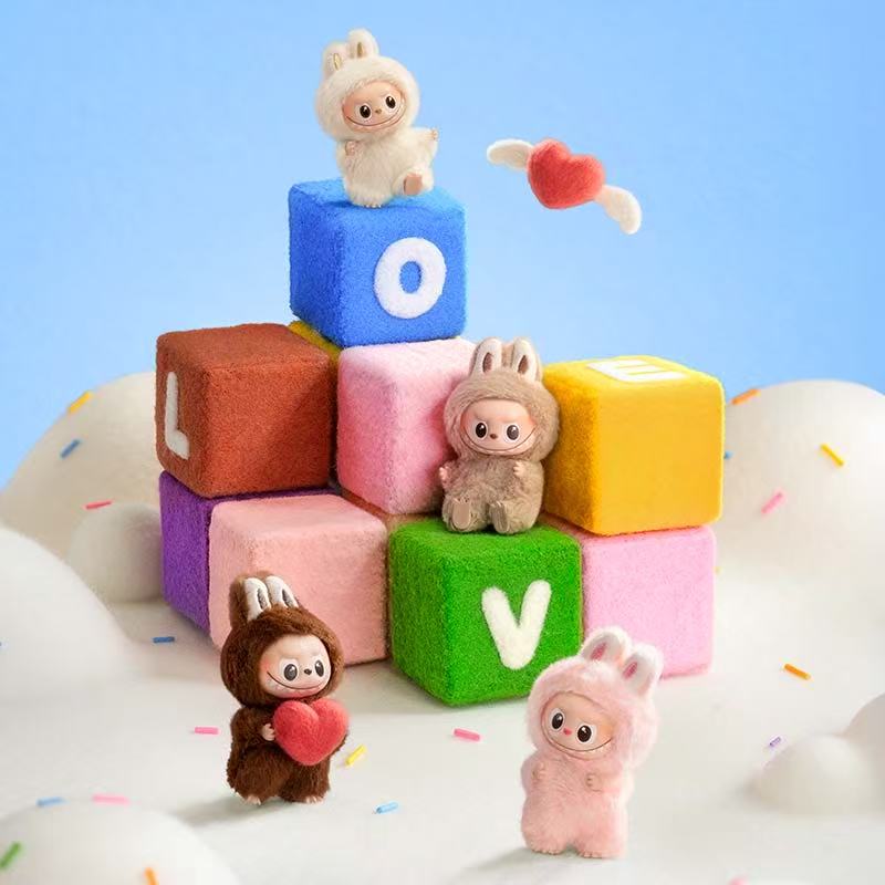 Labubu 4.0 THE MONSTERS Pin for Love Series-Vinyl Plush Pendant Blind Box Holiday Gift