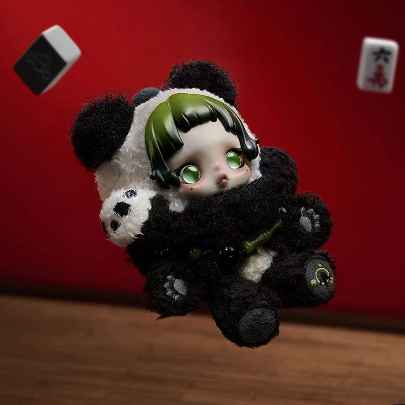 SKULLPANDA Lazy Panda Plush Doll Pendant Trendy fashion toy