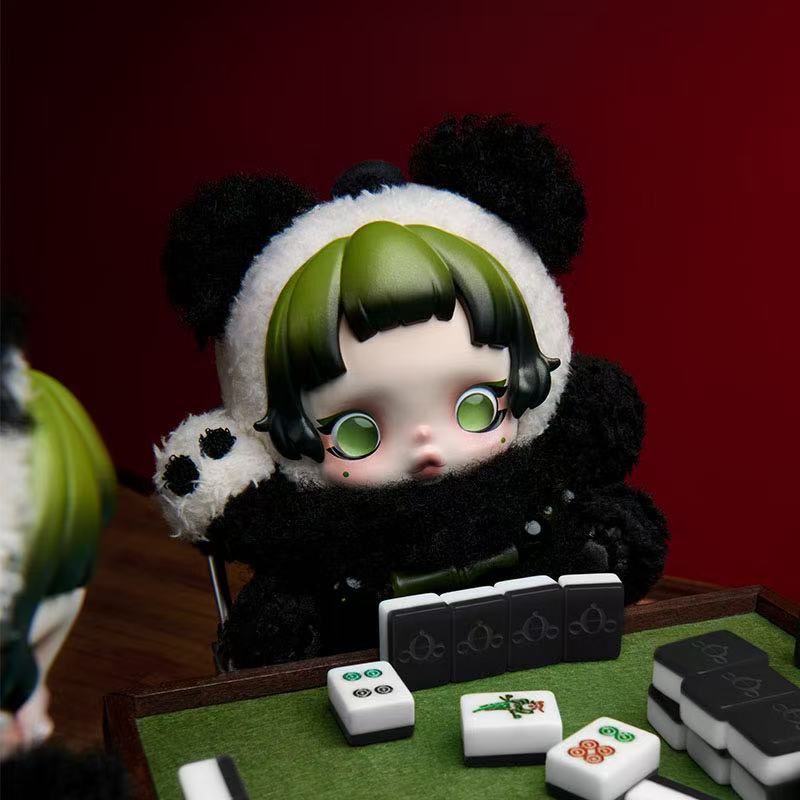 SKULLPANDA Lazy Panda Plush Doll Pendant Trendy fashion toy