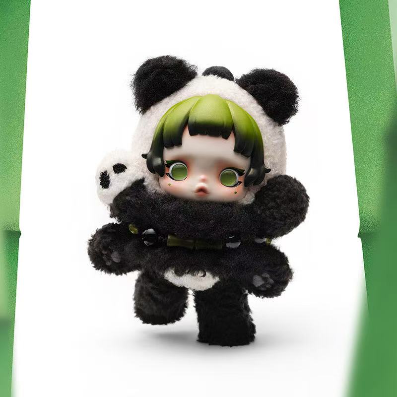 SKULLPANDA Lazy Panda Plush Doll Pendant Trendy fashion toy