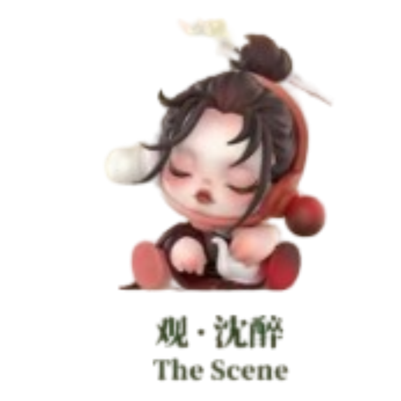 SKULLPANDA The Ink Plum Blossom Series Blind Box Figures