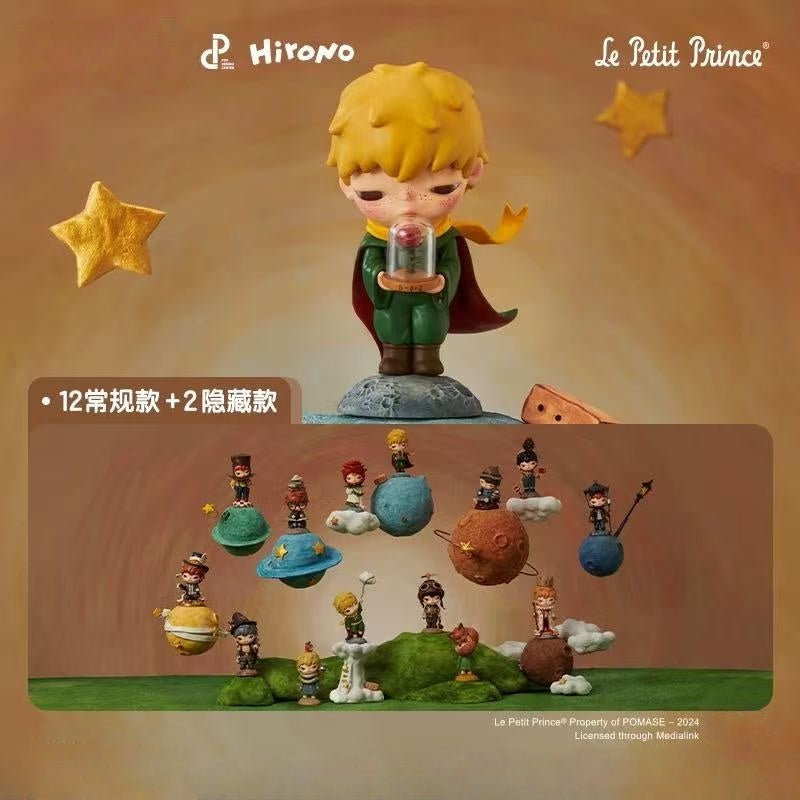 Hirono×Le Petit Prince Series Blind Box Design Action Figures Collectible Toys Home Decorations Holiday Birthday Gifts