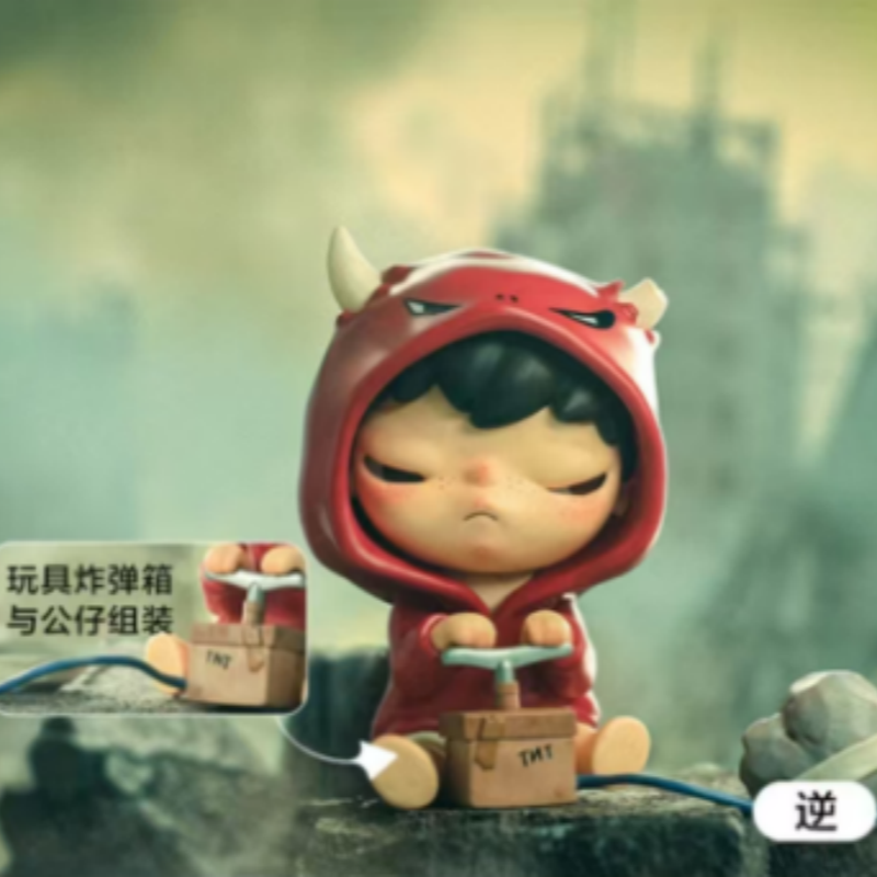 Hirono Mime Series Blind Box Design Action Figures Collectible Toys Home Decorations Holiday Birthday Gifts for Girls and Boys