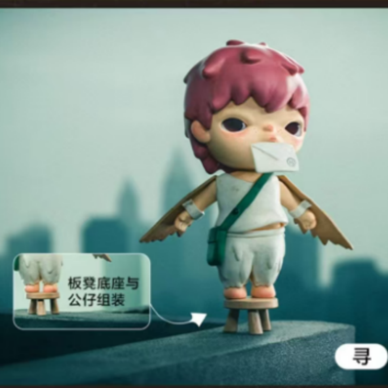 Hirono Mime Series Blind Box Design Action Figures Collectible Toys Home Decorations Holiday Birthday Gifts for Girls and Boys