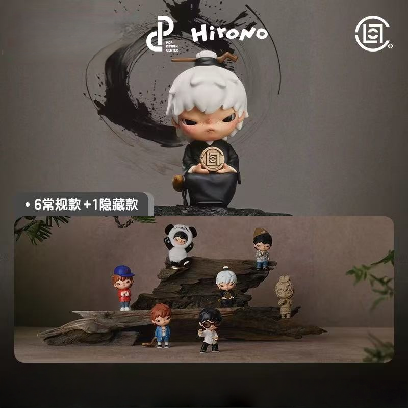 Hirono × Clot Series Blind Box Design Action Figures Collectible Toys Home Decorations Holiday Birthday Gifts