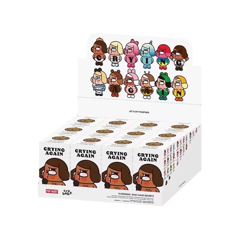 Crybaby Crying Again Blind Box Design Action Figures Collectible Toys Home Decorations Holiday Birthday Gifts