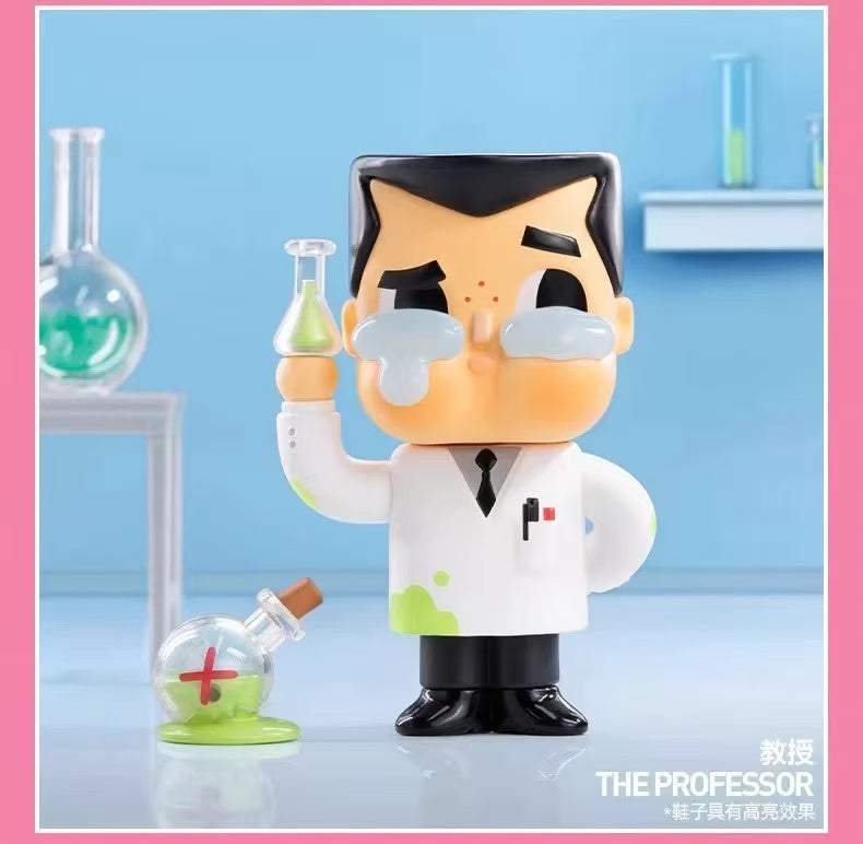 CRYBABY x Powerpuff Girls Series Blind Box Design Action Figures Collectible Toys Home Decorations Holiday Birthday Gifts for Girls and Boys