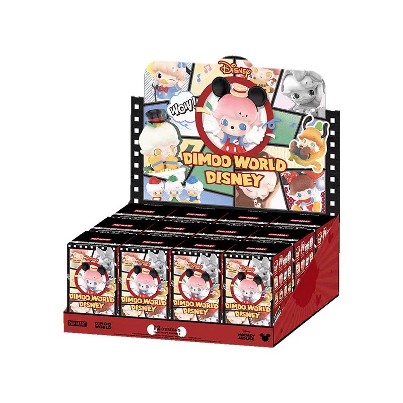 DIMOO World × Disney Series Blind Box Action Figures Collectible Toys Home Decorations