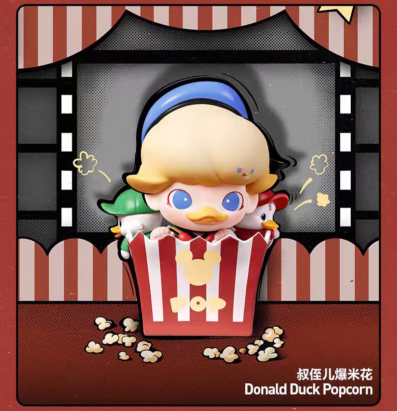DIMOO World × Disney Series Blind Box Action Figures Collectible Toys Home Decorations