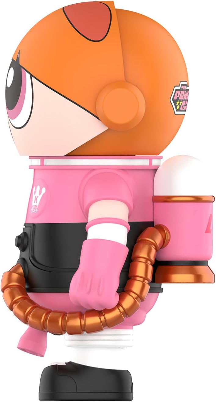 POP MART MEGA Space Molly 400%+100% The Powerpuff Girls-Blossom Collection Figurine, 400%: 11.8 Inch+100%: 2.76 Inch Height, Toys for Modern Home Décor, Collectible Art Toy
