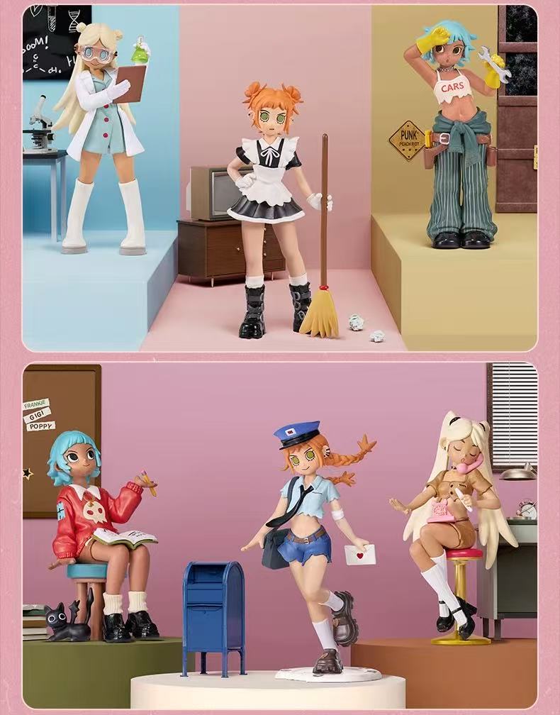 Peach Riot Rush Hour Series Blind Box Action Figures
