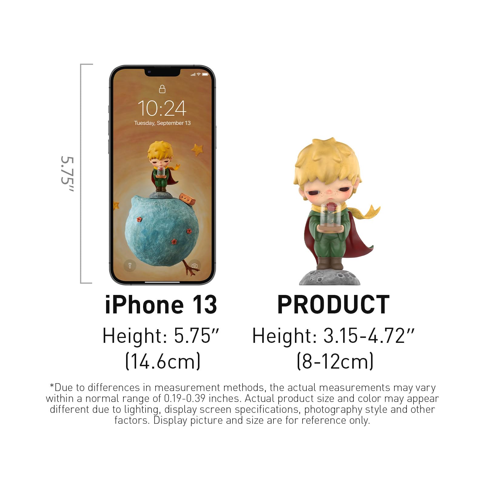 Hirono×Le Petit Prince Series Blind Box Design Action Figures Collectible Toys Home Decorations Holiday Birthday Gifts