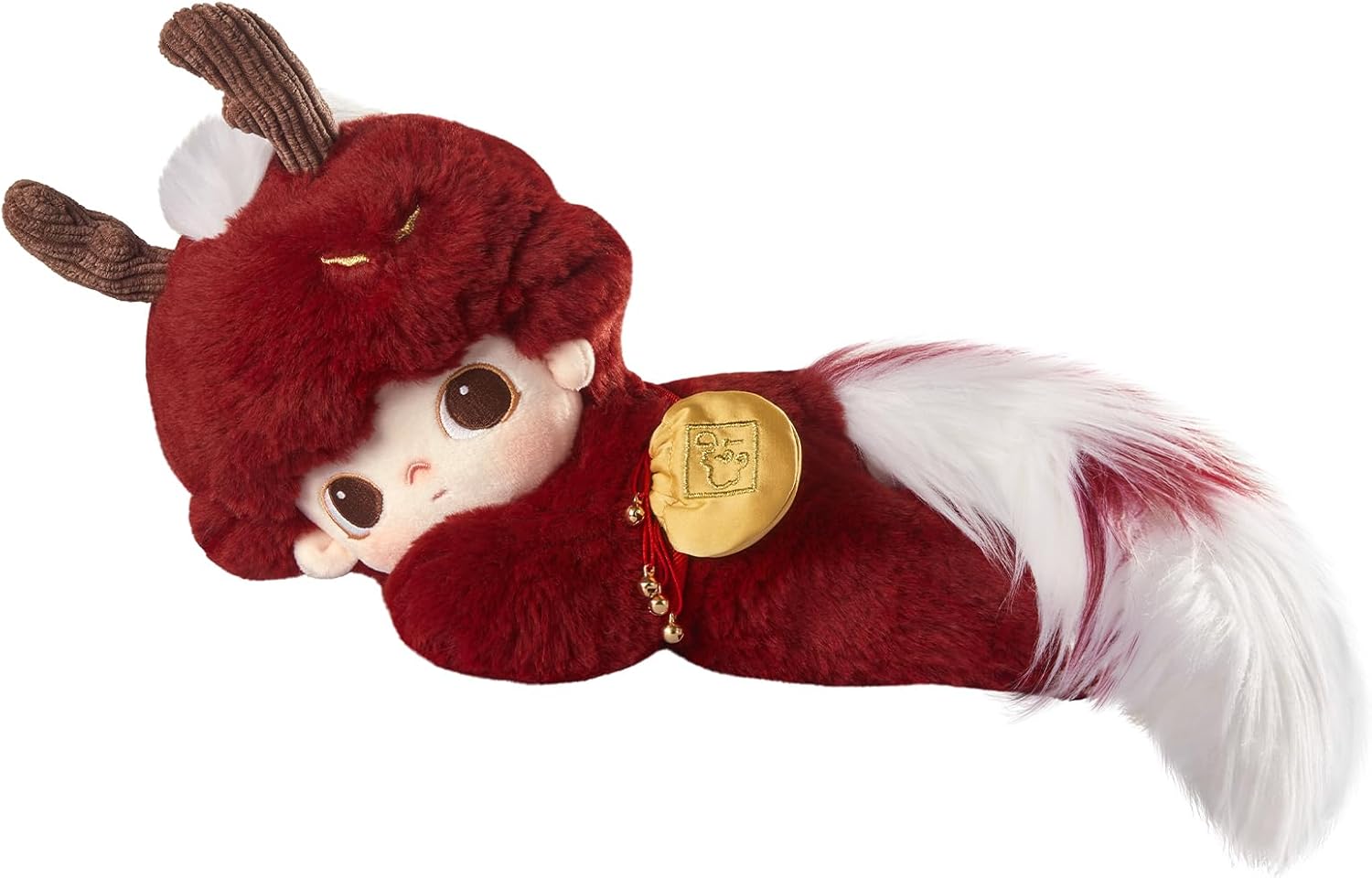 DIMOO Stories in The Cup Series-Auspicious Animal Cotton Doll Toys for Modern Home Decor Collectible Toy Set for Desk Accessories