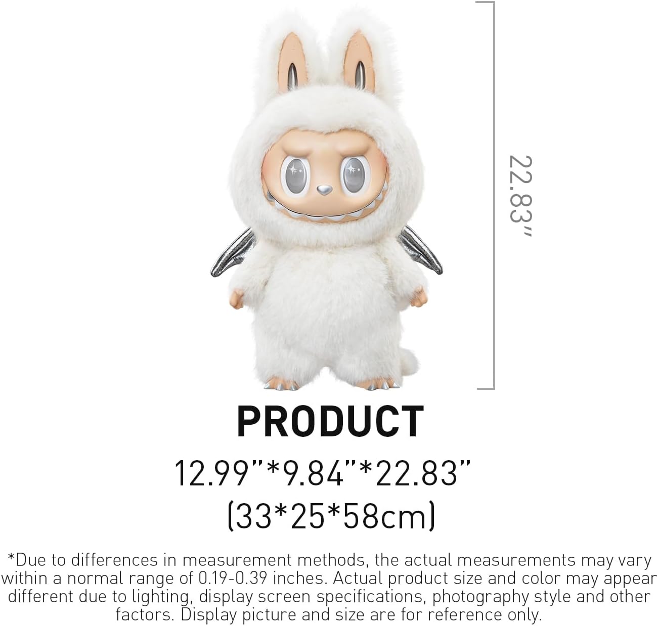 The Monsters - Angel in Clouds Vinyl Face Doll, 22.83 inches Height, Toys for Modern Home Decor, Collectible Toy Set for Desk Accessories, 1PC
