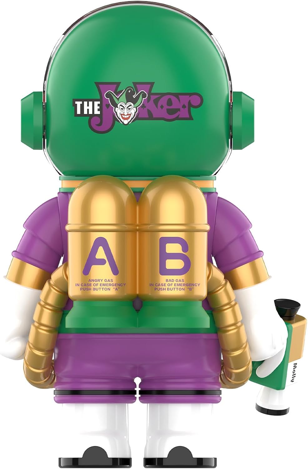 POP MART MEGA Space Molly 400% Joker Collection Figurine, 11.8 Inch Height, Toys for Modern Home Décor, Collectible Art Toy