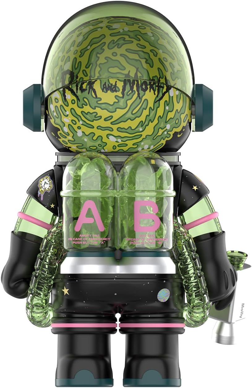 POP MART MEGA Space Molly 400% Rick and Morty, 11.61 Inch Height, Toys for Modern Home Décor, Collectible Art Toy