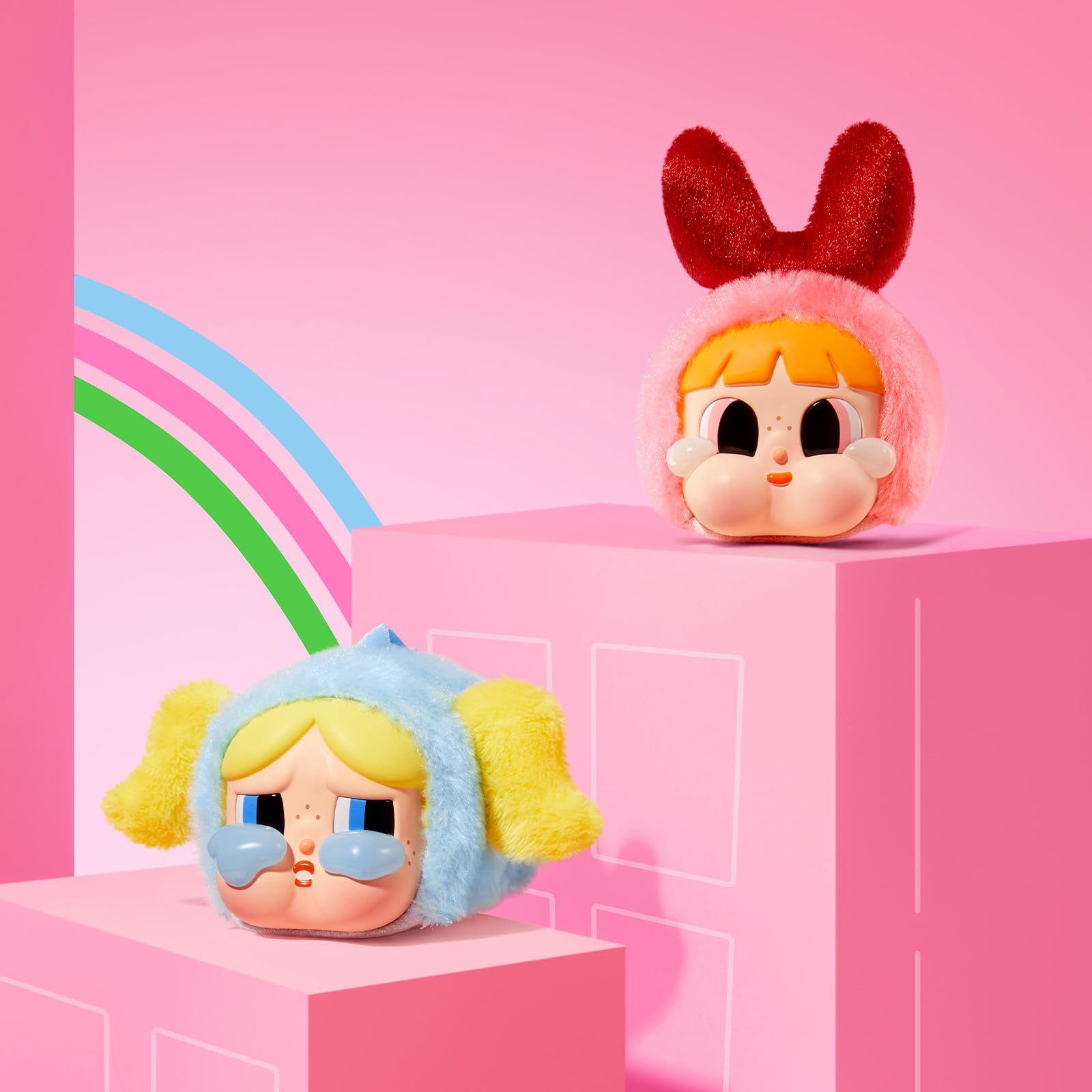 Crybaby × Powerpuff Girls Series-Vinyl Face Plush Blind Box