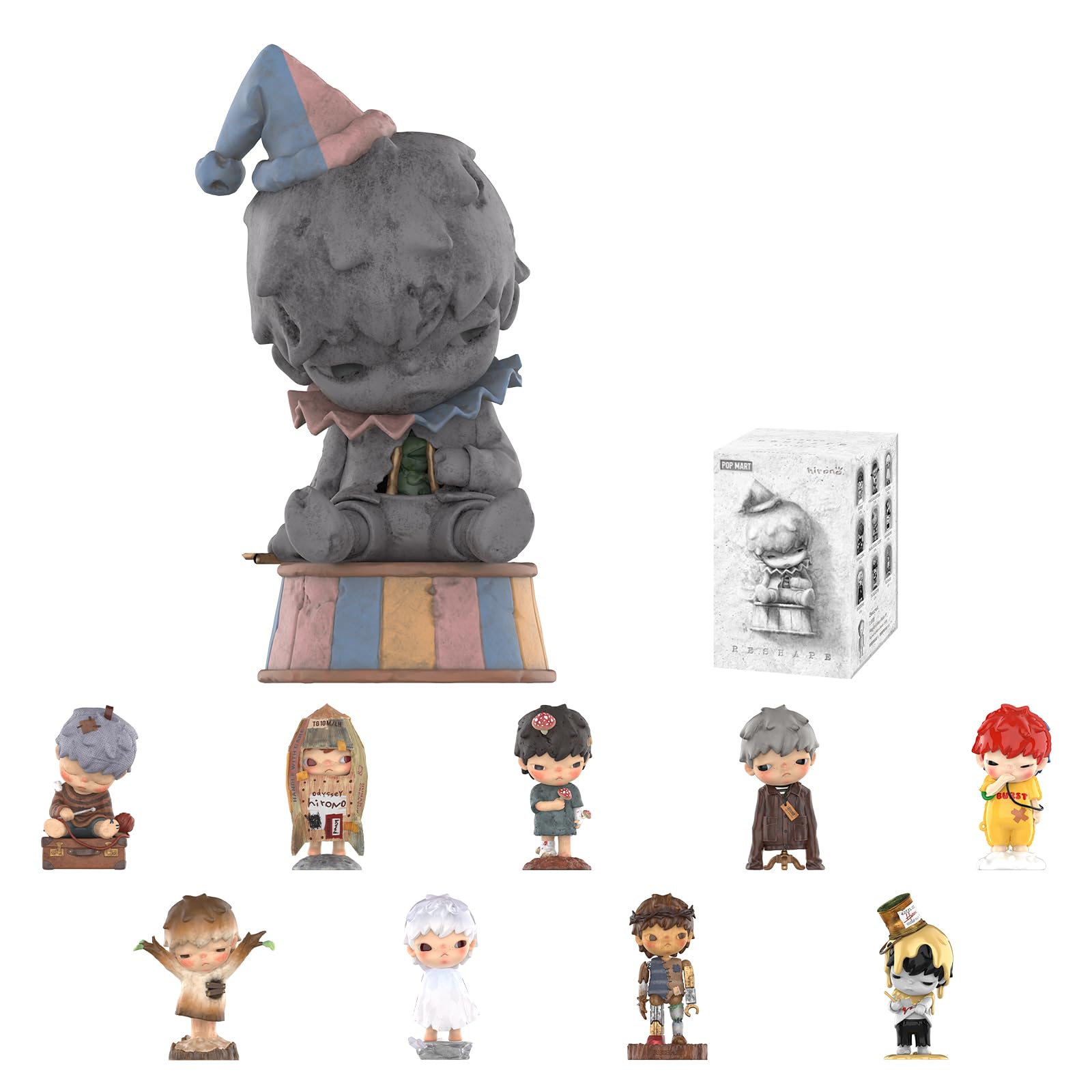 HIRONO Reshape Series Blind Box  Design Action Figures Collectible Toys Home Decorations Holiday Birthday Gifts for Girls and Boys