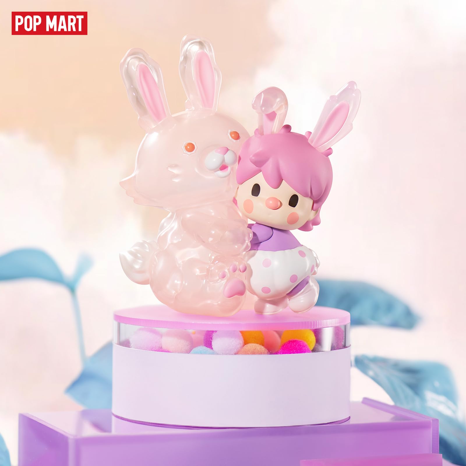 POP MART Sweet Bean × INSTINCTOY Sweet Together Series, 12PCs Sweet Bean Blind Box Figures, Random Design Action Figures Collectible Toys Home Decorations, Holiday Birthday Gifts, Whole Set