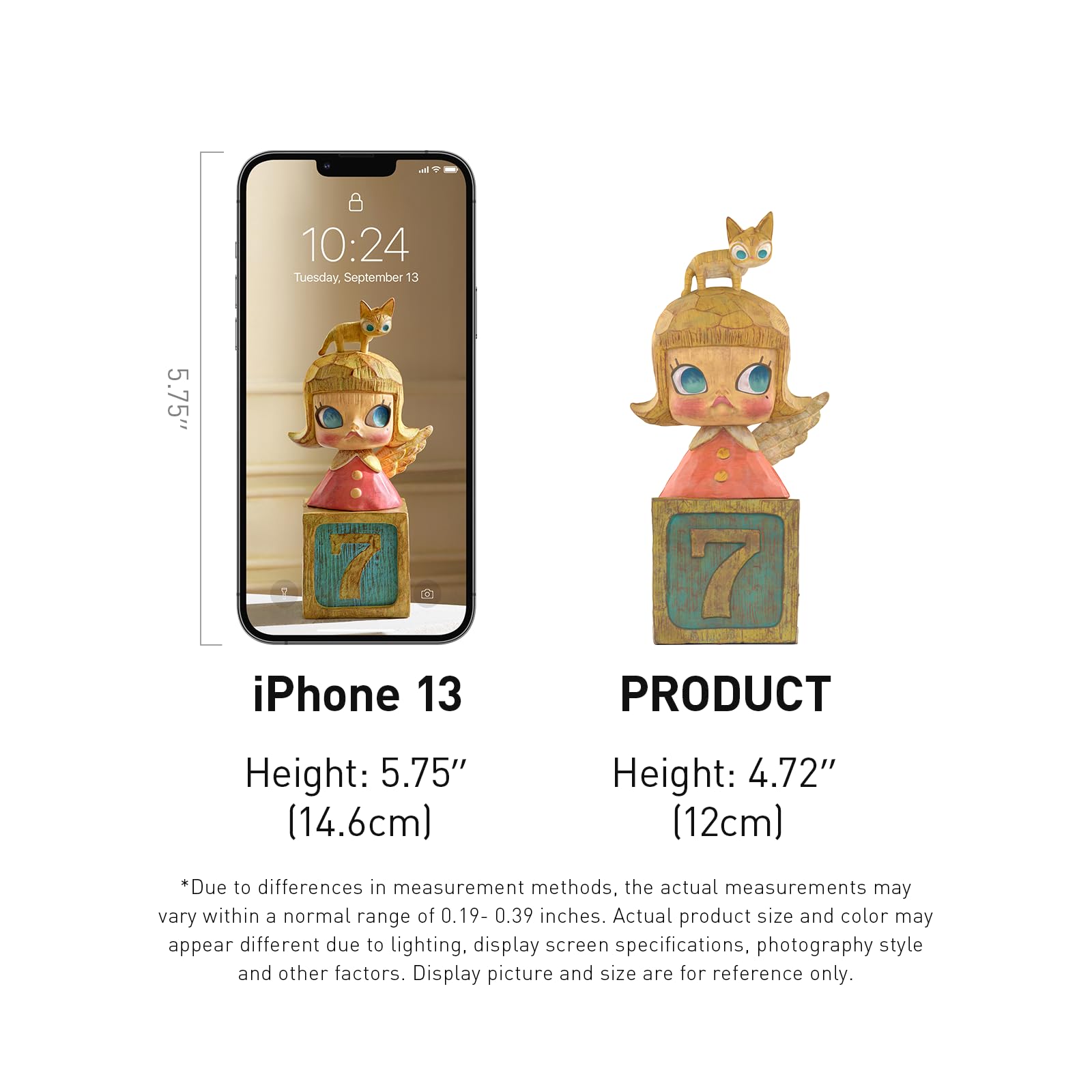 POP MART Molly Anniversary Statues Classical Retro 2 Series Figures, Molly Blind Box Figures, Random Design Action Figures Collectible Toys Home Decorations, Holiday Birthday Gifts, Single Box