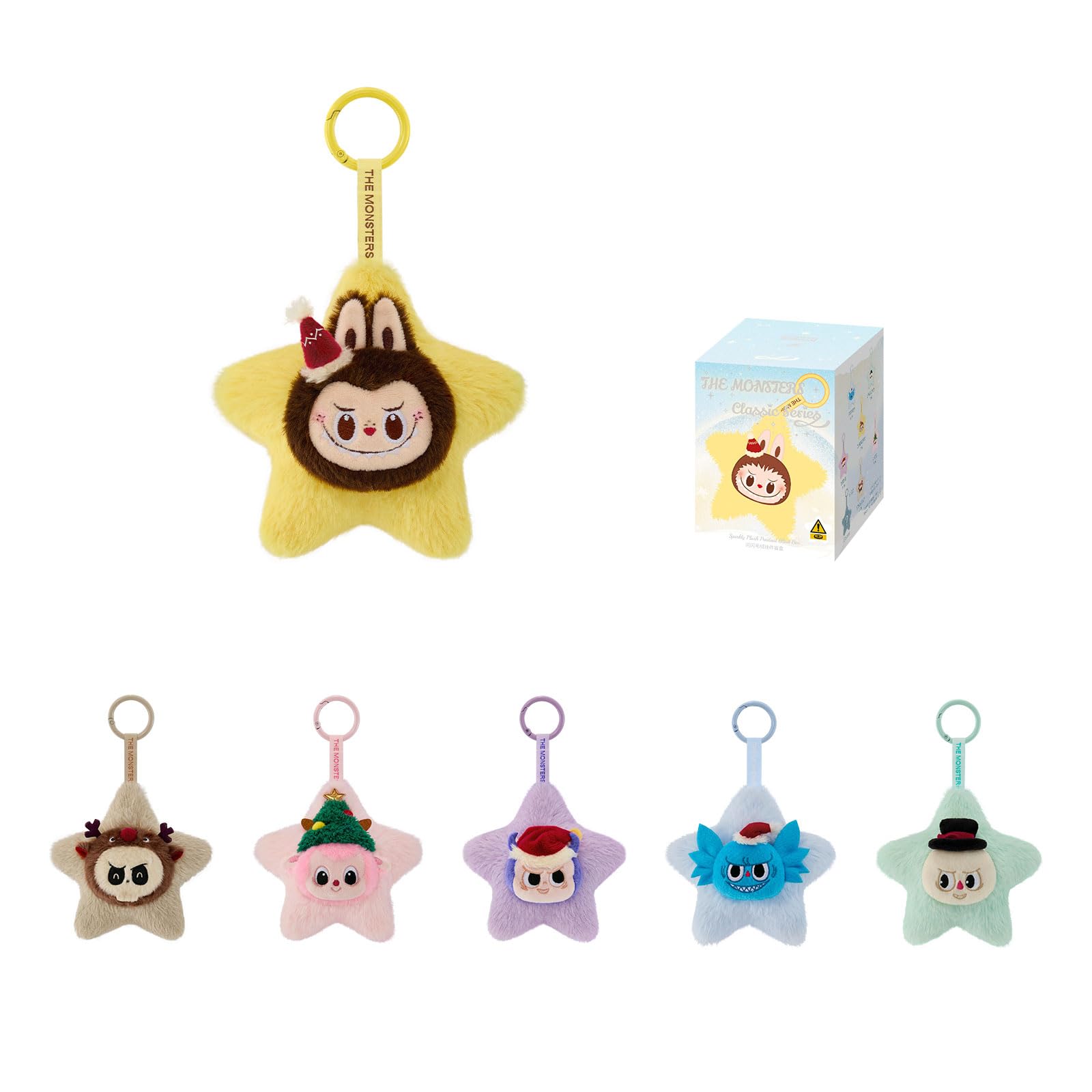 The Monsters Classic Series-Sparkly Blind Box, The Monsters Blind Box Figures, Random Design Collectible Toys Home Decorations, Holiday Birthday Gifts, Single Box