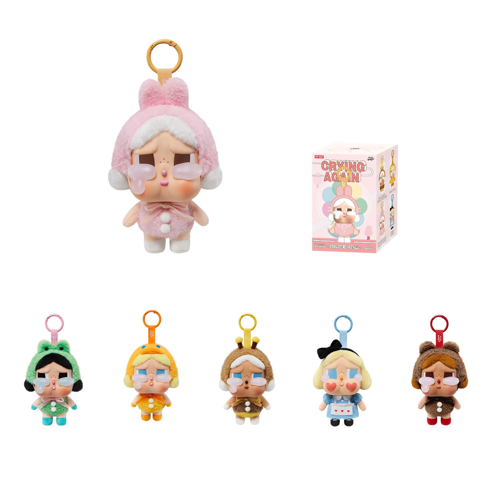 Crybaby Tears Factory Series - Vinyl Face Plush Blind Box Action Figures Collectible Toys Home Decorations Holiday Birthday Gifts