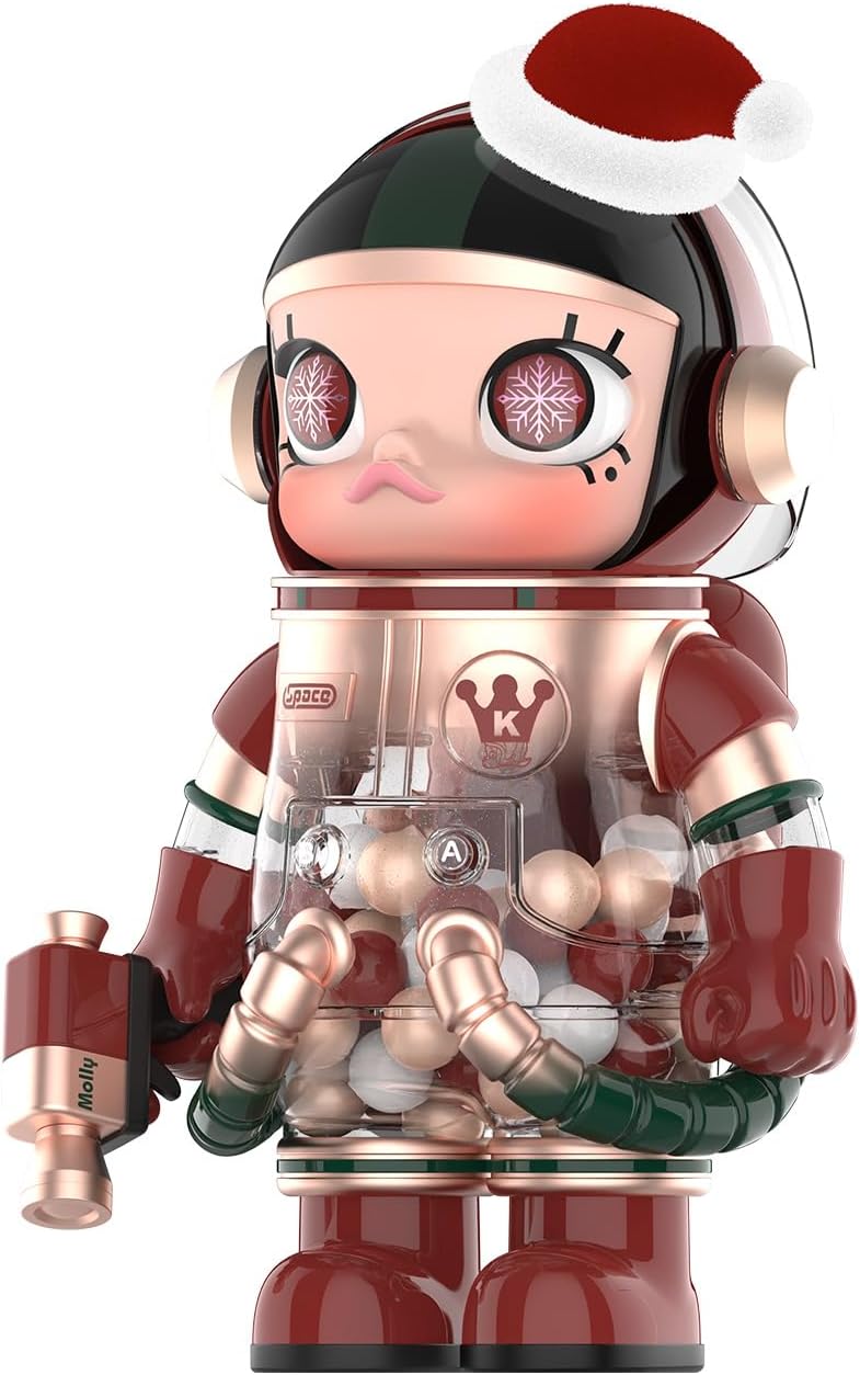 POP MART MEGA Space Molly 400% Christmas 2024, 11.61 Inch Height, Toys for Modern Home Décor, Collectible Art Toy