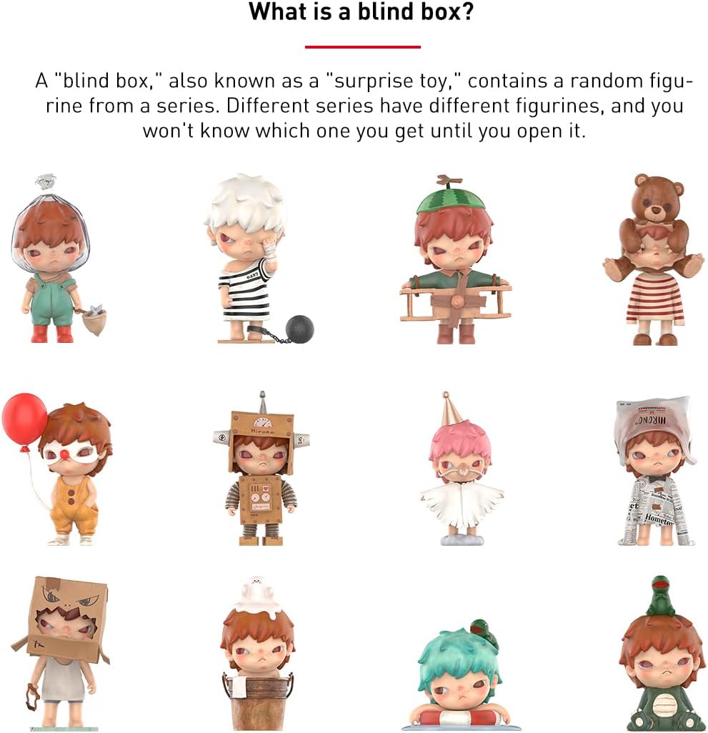 HIRONO Little Mischief Series Blind Box Design Action Figures Collectible Toys Home Decorations