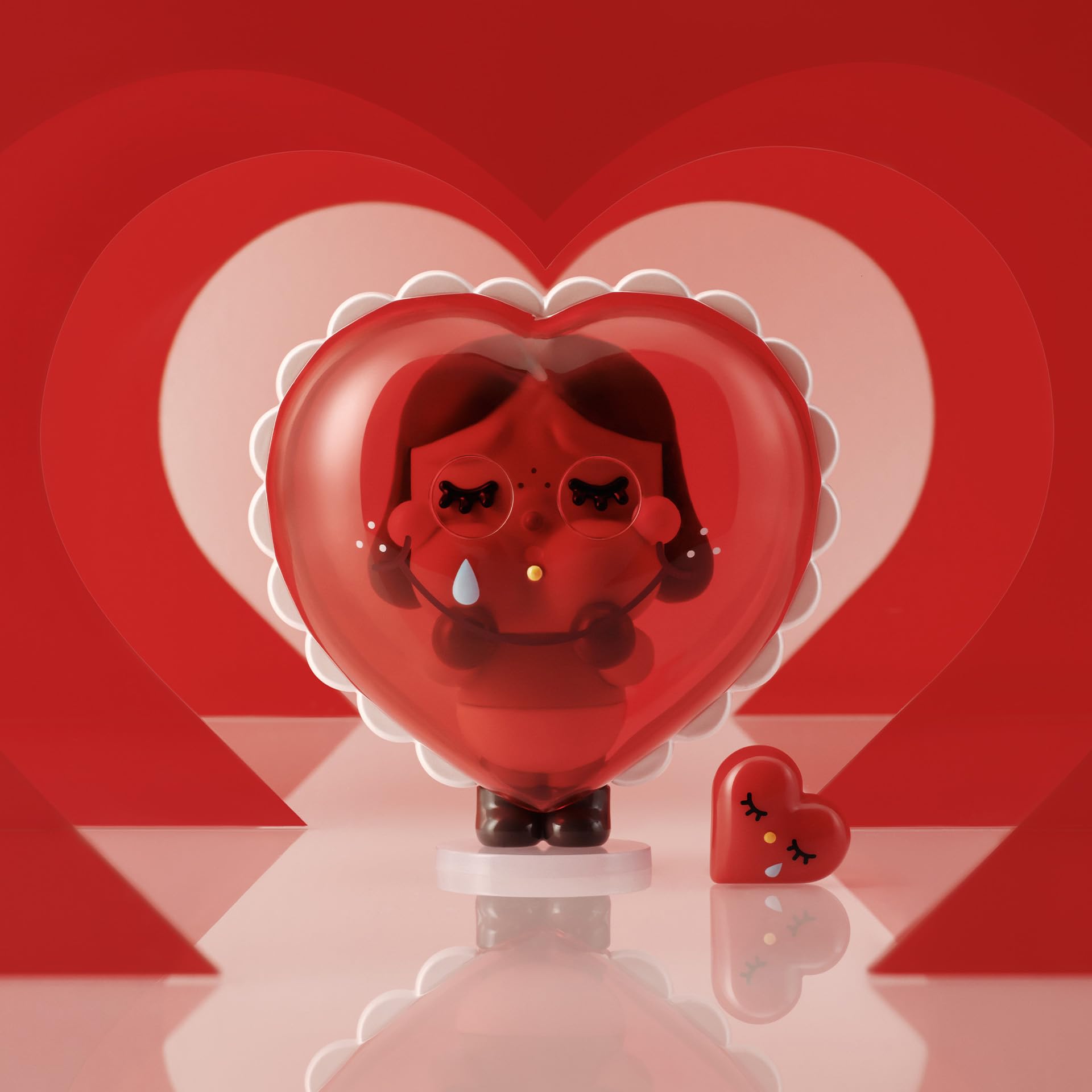 Crybaby Crying for Love Series Figures, 12PCs Blind Box Figures, Random Design Action Figures Collectible Toys Home Decorations, Whole Set