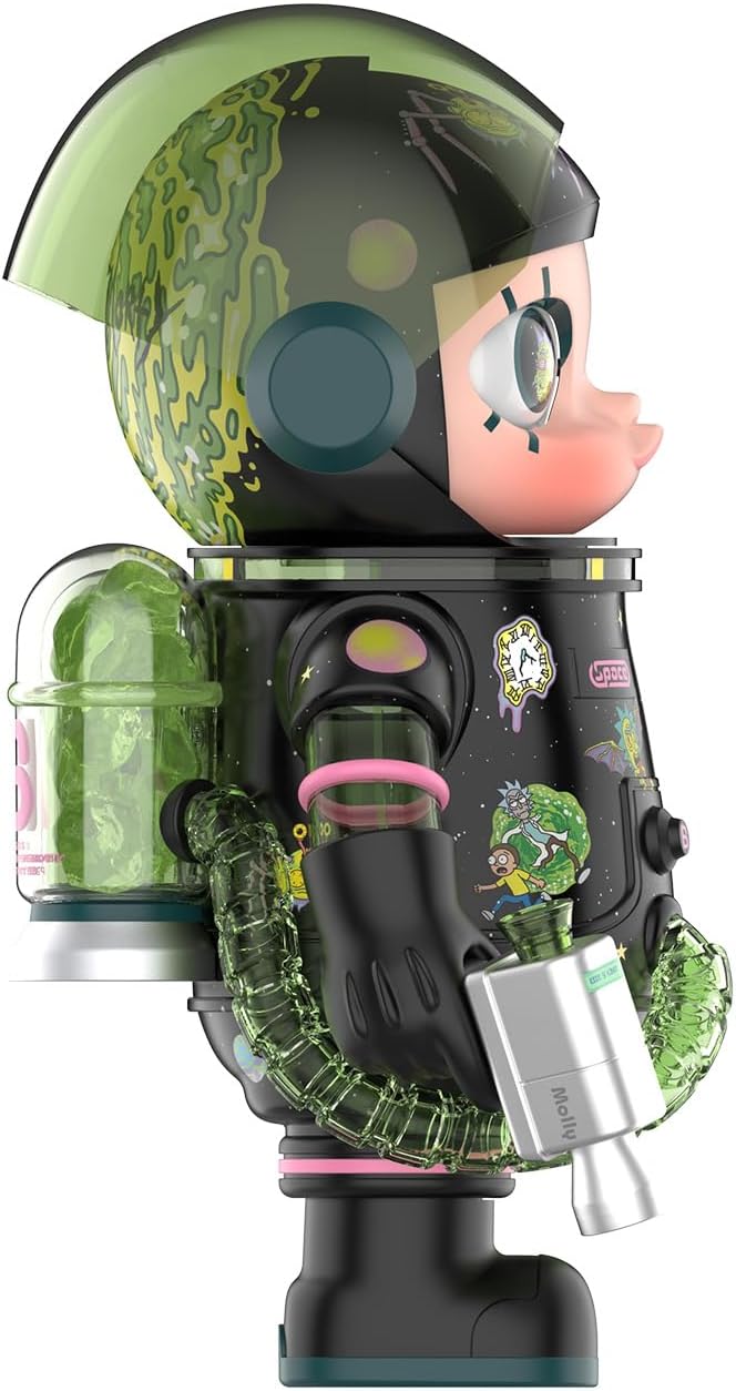 POP MART MEGA Space Molly 400% Rick and Morty, 11.61 Inch Height, Toys for Modern Home Décor, Collectible Art Toy