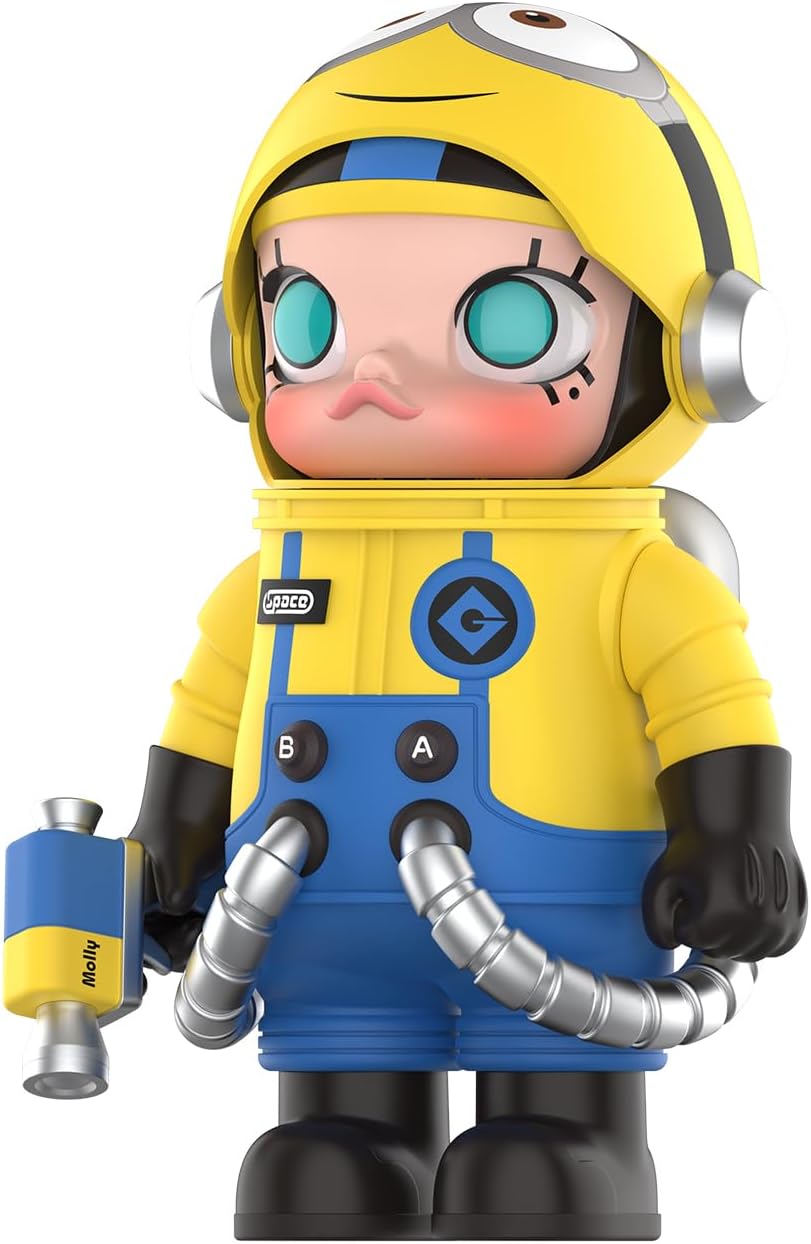 POP MART MEGA Space Molly 400% Minions Collection Figurine, 11.81 Inch Height, Toys for Modern Home Décor, Collectible Art Toy
