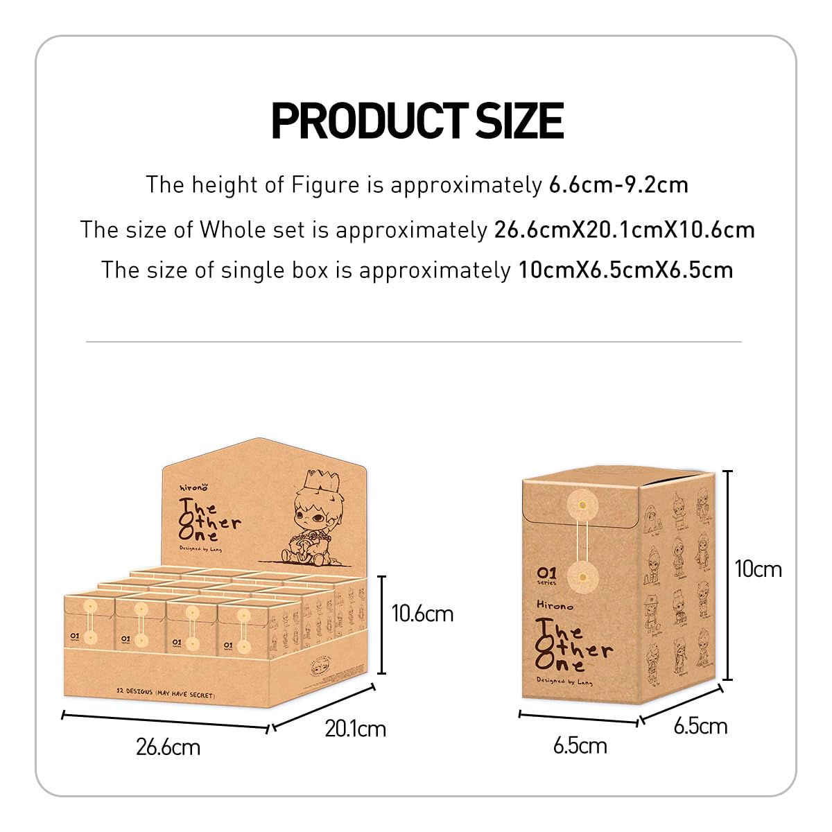 Hirono The Other One Blind Box Figures Toys for Modern Home Decor Collectible Toy Set for Desk Accessories
