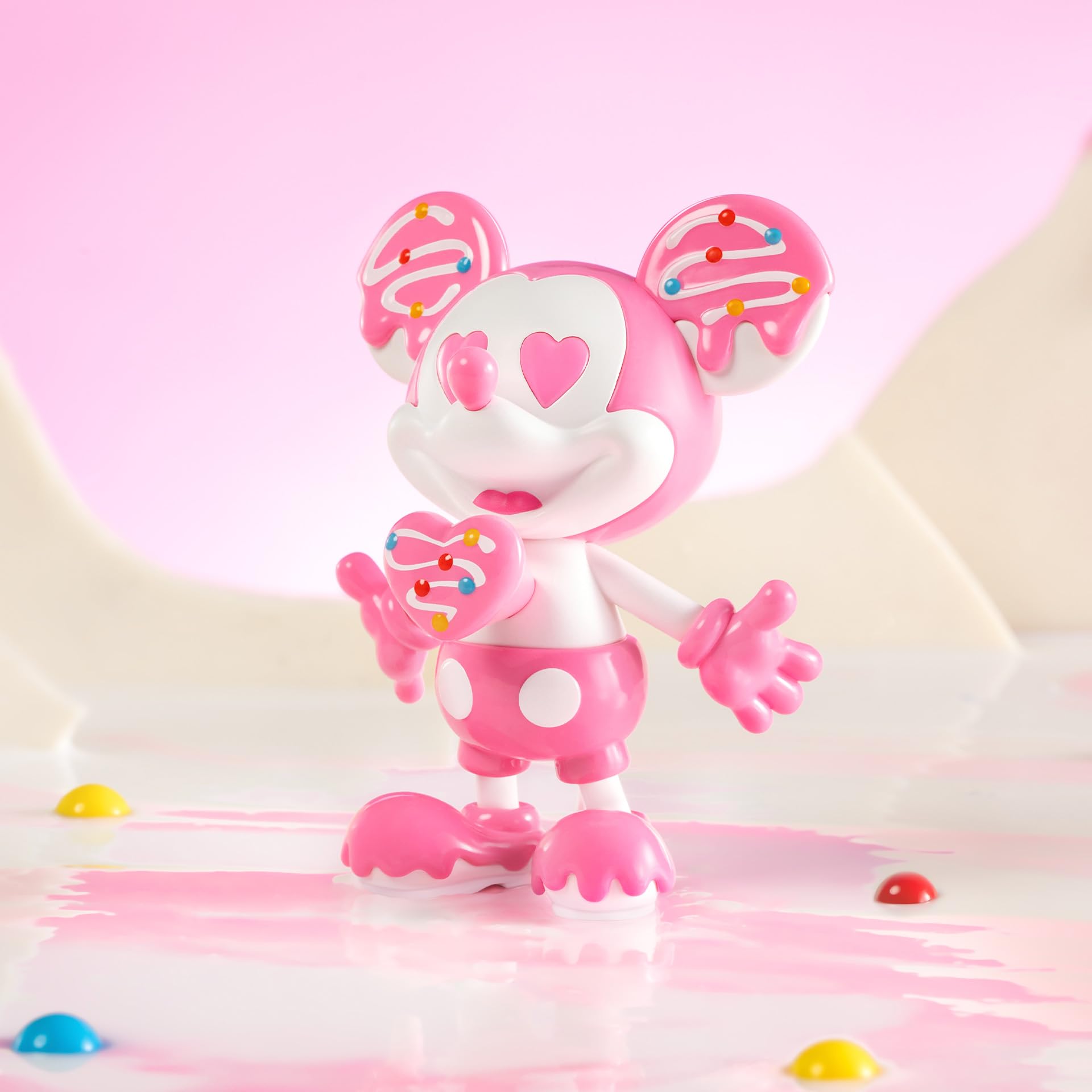 POP MART Disney Mickey Childhood of Boundless Imagination Blind Box Figures, 12 PCs Disney Mickey Random Design Action Figures Collectible Toys Home Decorations, Whole Set