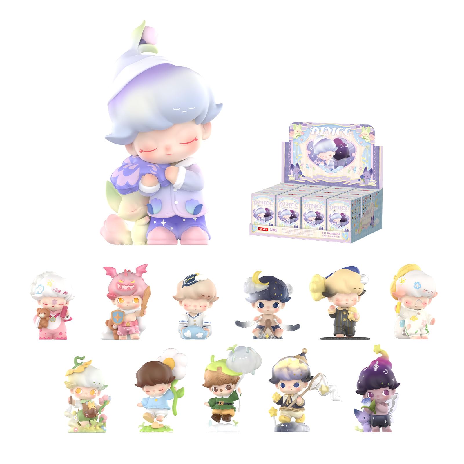 DIMOO Weaving Wonders Series Blind Box Action Figures Collectible Toys Home Decorations Holiday Birthday Gifts