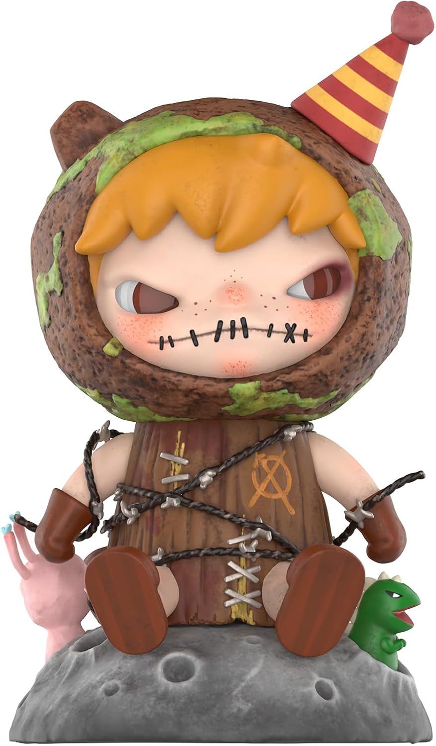 POP MART Hirono x Polar Symbiosis Figure, 3.94 inches Height, Toys for Modern Home Decor, Collectible Toy Set for Desk Accessories, 1PC