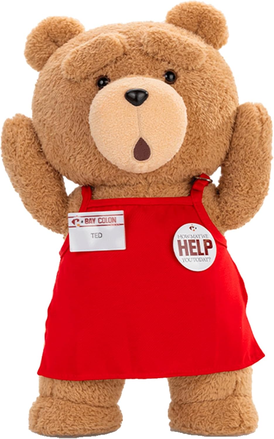 POP MART ted2 ted Action Plush Doll, 11.81 inches Height, Toys for Modern Home Decor, Collectible Toy Set for Desk Accessories, 1PC