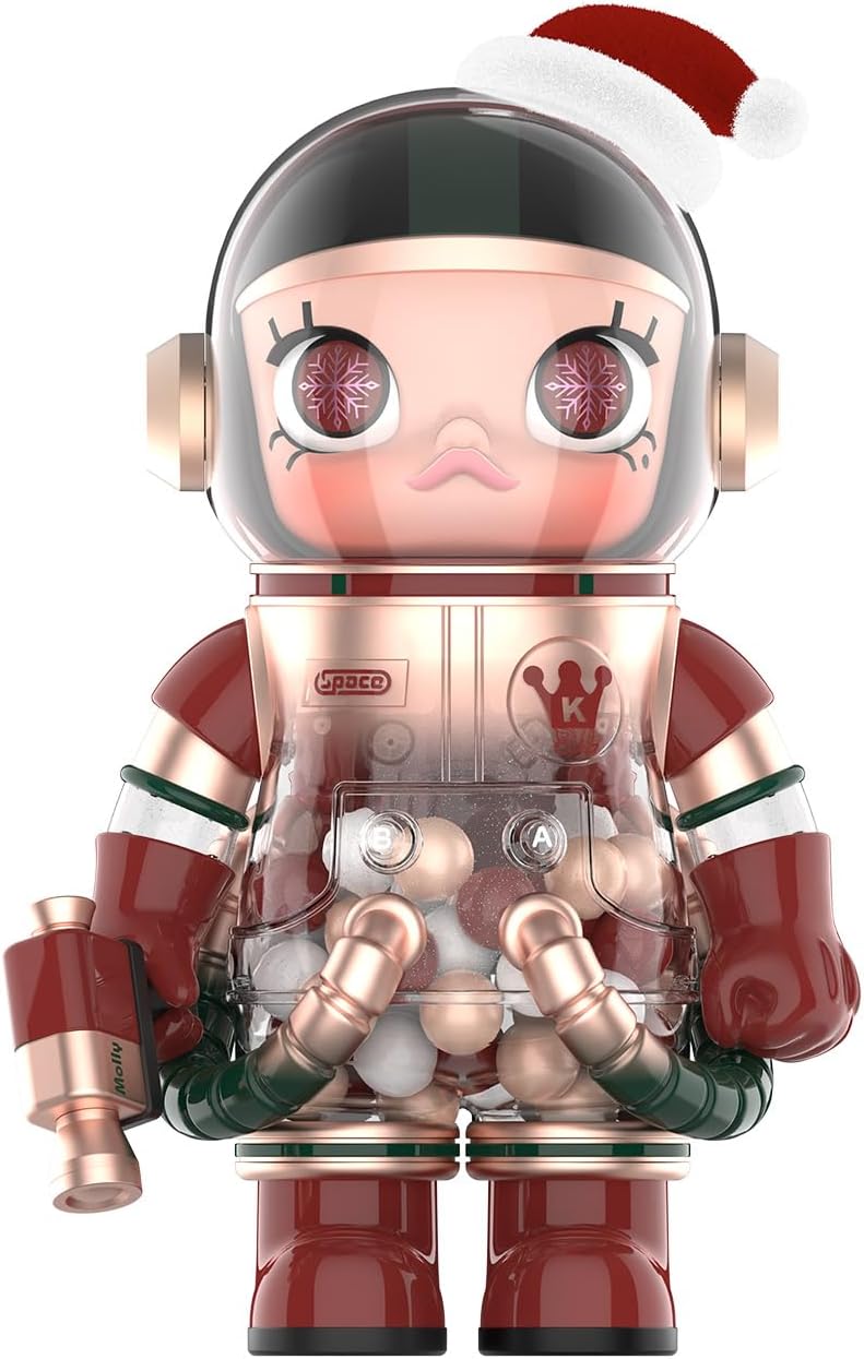 POP MART MEGA Space Molly 400% Christmas 2024, 11.61 Inch Height, Toys for Modern Home Décor, Collectible Art Toy
