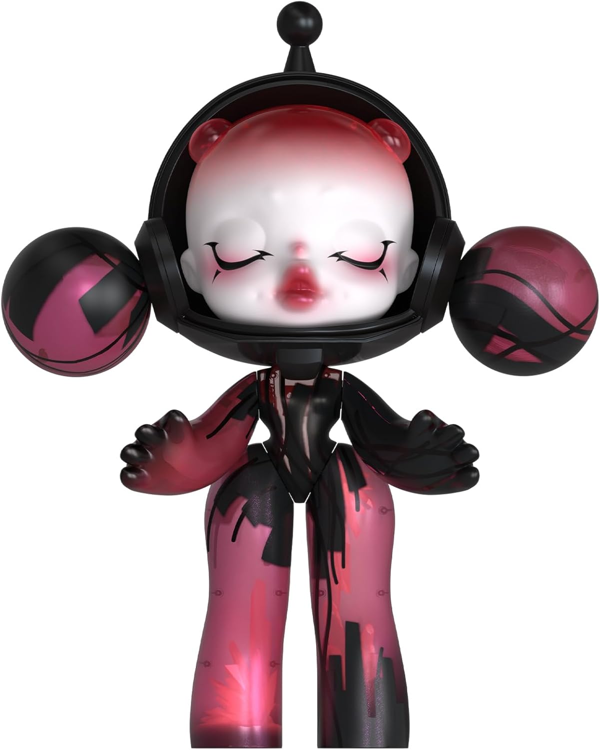 POP MART MEGA α SKULLPANDA 1000% Red Crystal 30in/76cm Figurine, Toys for Mordern Home Décor, Collectible Art Toy