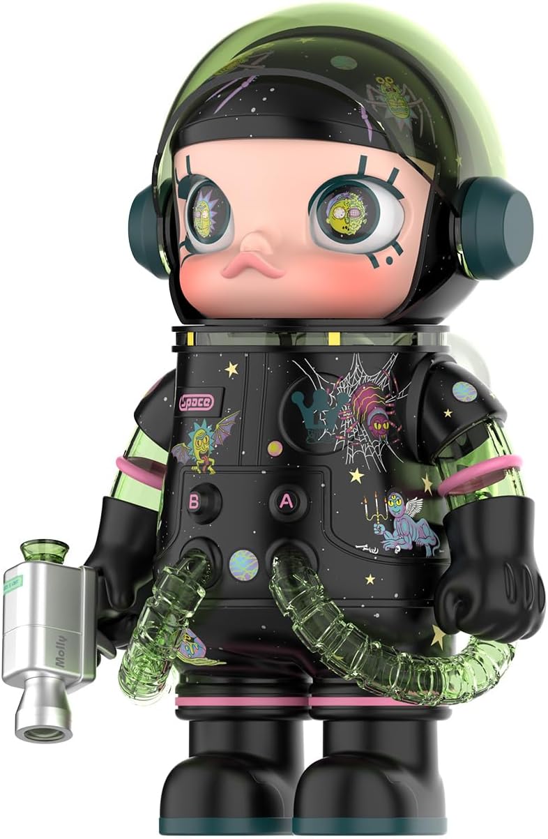 POP MART MEGA Space Molly 400% Rick and Morty, 11.61 Inch Height, Toys for Modern Home Décor, Collectible Art Toy