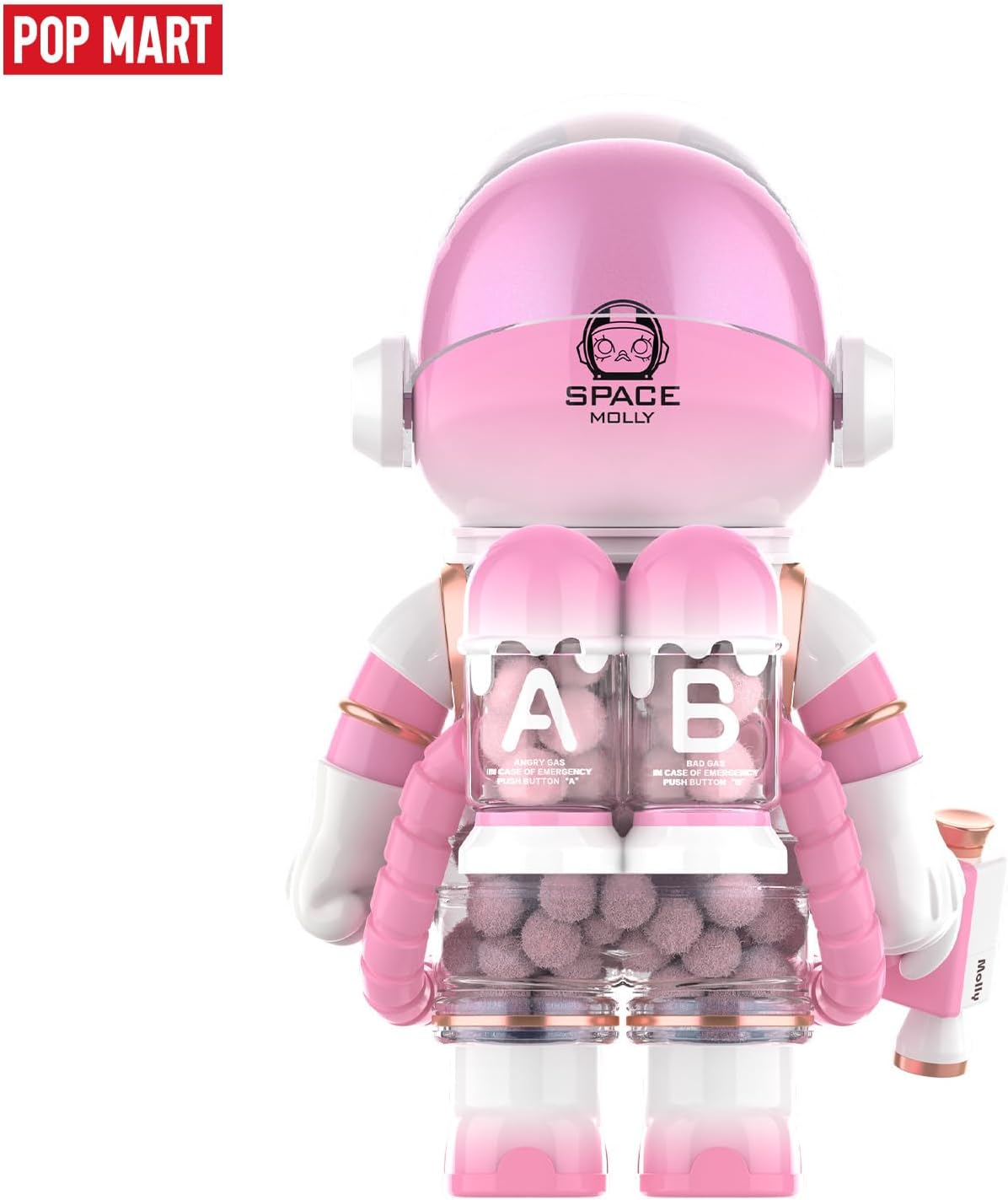 POP MART MEGA Space Molly 400% Heartfelt Words Collection Figurine, 11.6 Inch Height, Toys for Modern Home Décor, Collectible Art Toy