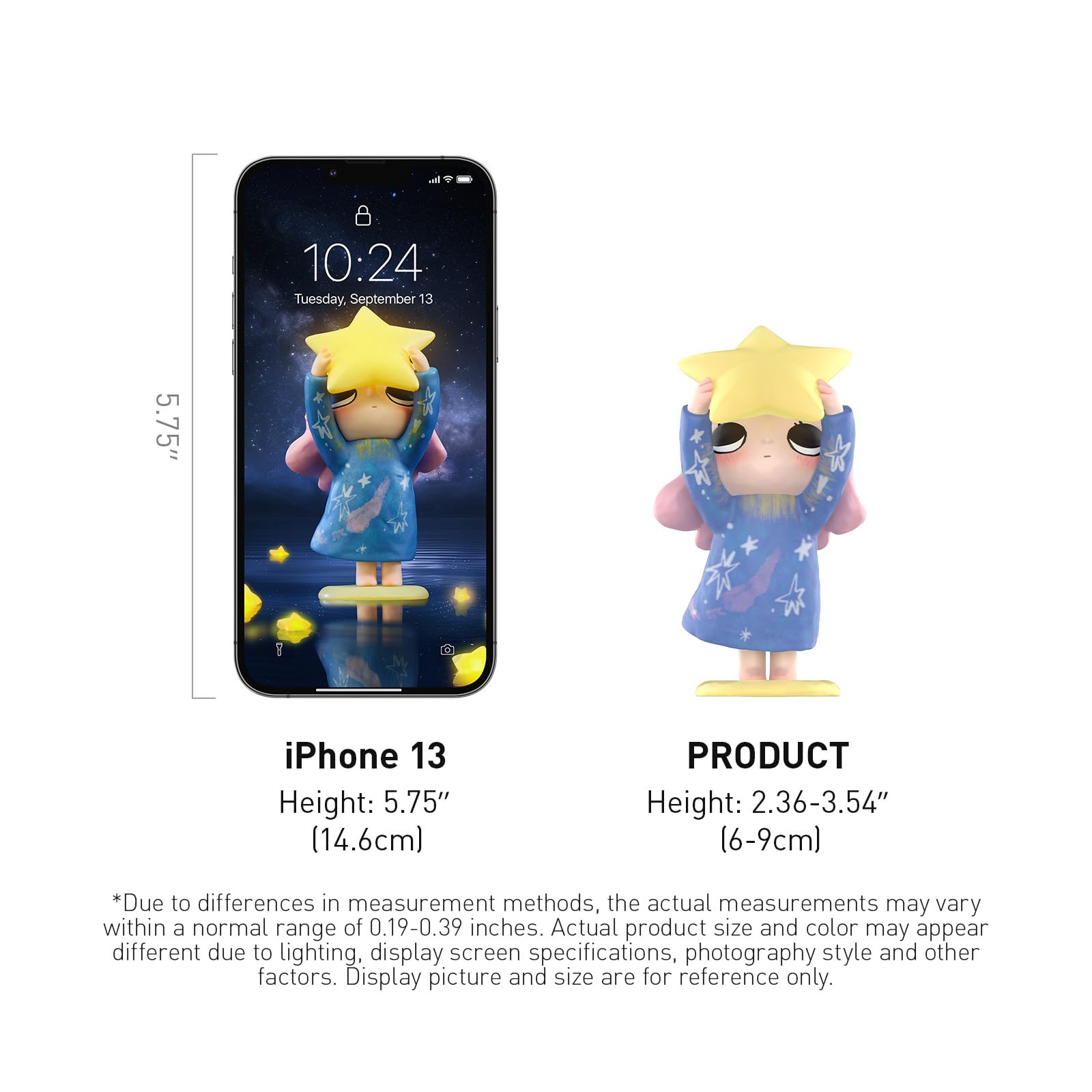 POP MART Nyota Growing up by Your Way Series Figures, 12PCs Blind Box Figures, Random Design Action Figures Collectible Toys Home Decorations, Holiday Birthday Gifts, Whole Set