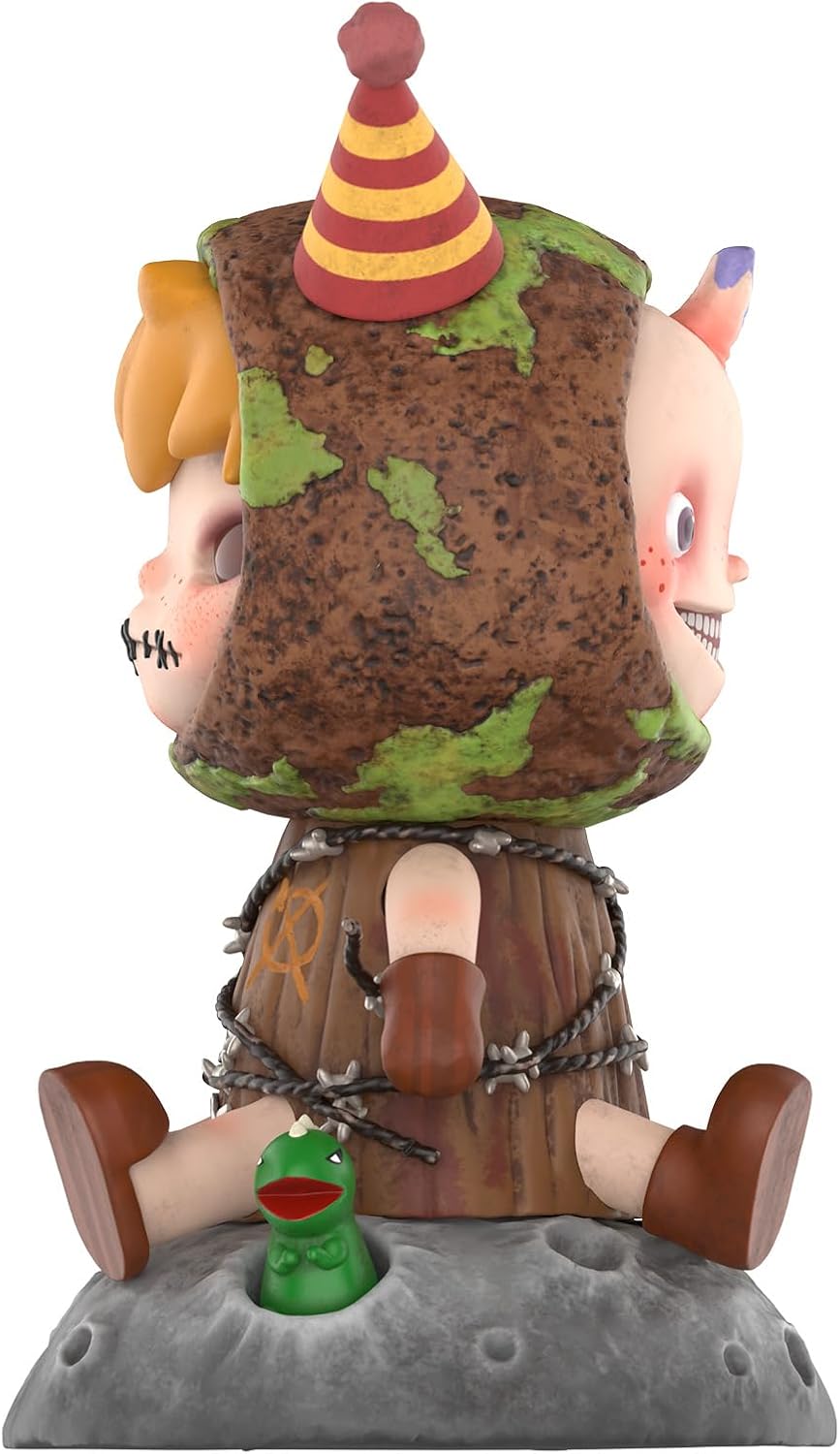 POP MART Hirono x Polar Symbiosis Figure, 3.94 inches Height, Toys for Modern Home Decor, Collectible Toy Set for Desk Accessories, 1PC
