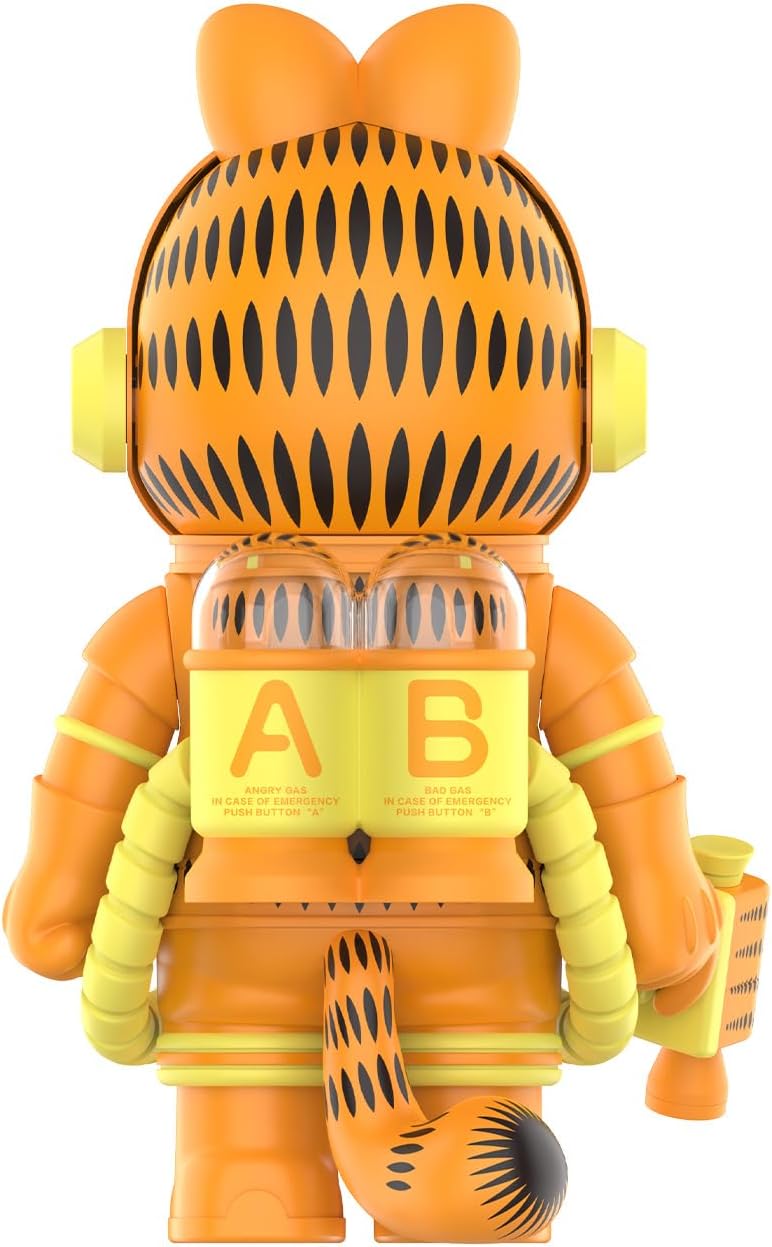 POP MART MEGA Space Molly 400% Garfield Collection Figurine, 12.6 Inch Height, Toys for Modern Home Décor, Collectible Art Toy