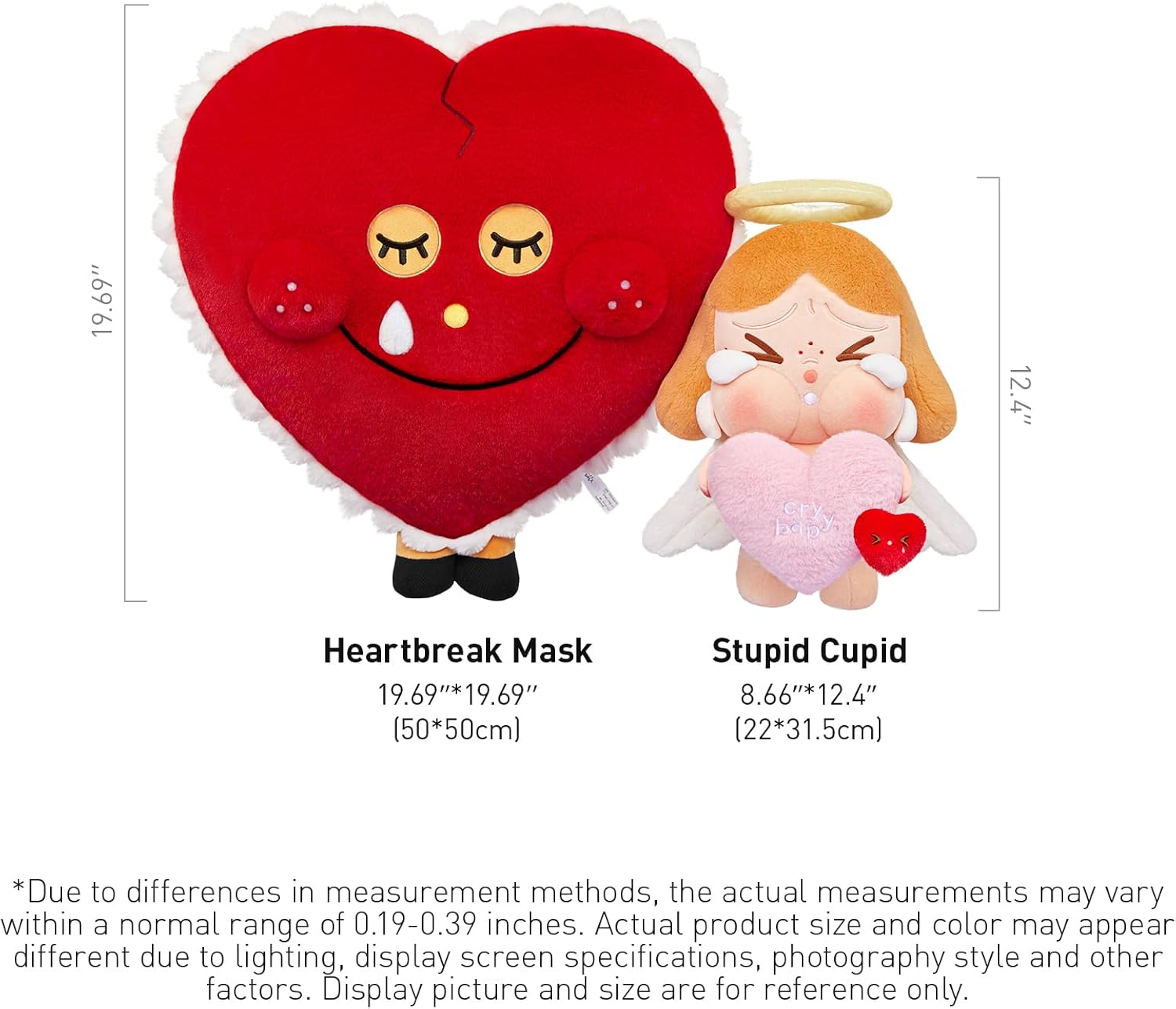 POP MART Crybaby Crying for Love Series-Plush Gift Box, Toys for Modern Home Decor, Collectible Toy Set for Desk Accessories, 1PC