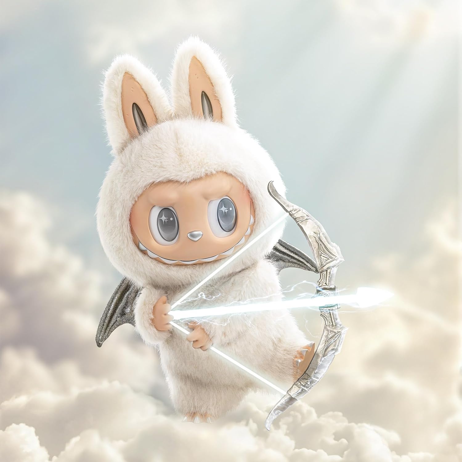 The Monsters - Angel in Clouds Vinyl Face Doll, 22.83 inches Height, Toys for Modern Home Decor, Collectible Toy Set for Desk Accessories, 1PC
