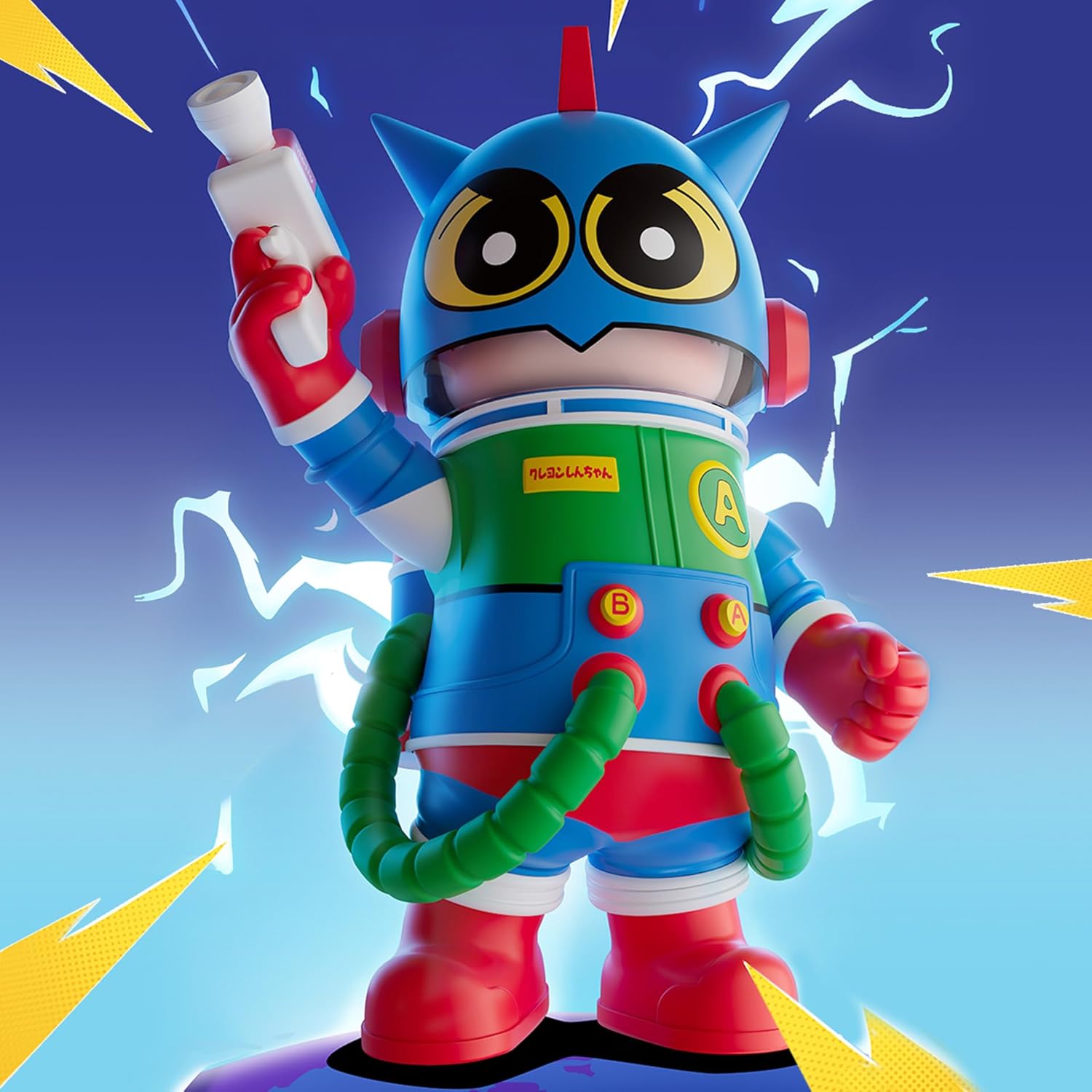 POP MART MEGA Space Molly 400%+100% Crayon Shinchan Figurines, Toys for Mordern Home Décor, Collectible Art Toy