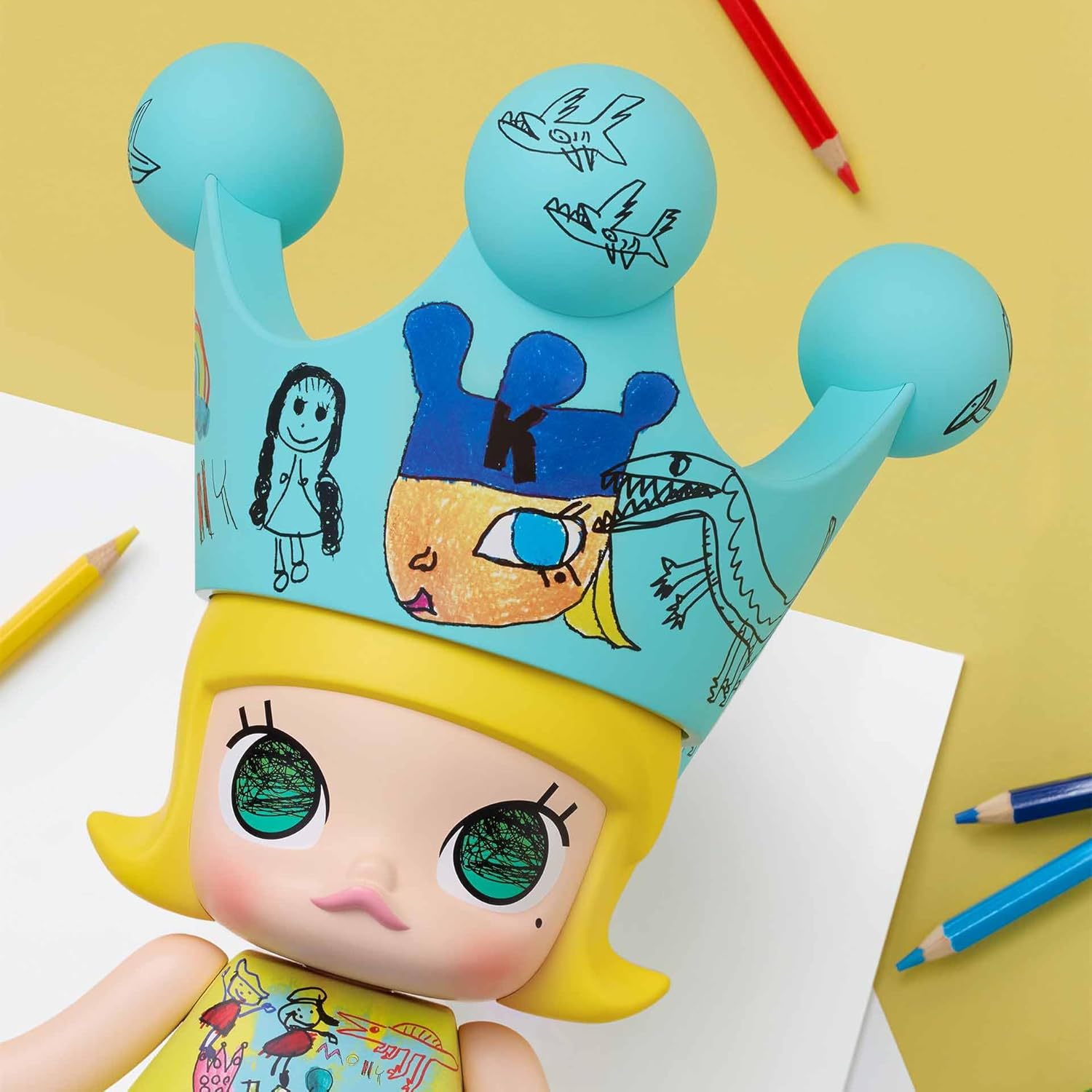 POP MART MEGA Royal Molly 400% Childishness 15.16in/38.5cm Figurine, Toys for Mordern Home Décor, Collectible Art Toy, 1PC