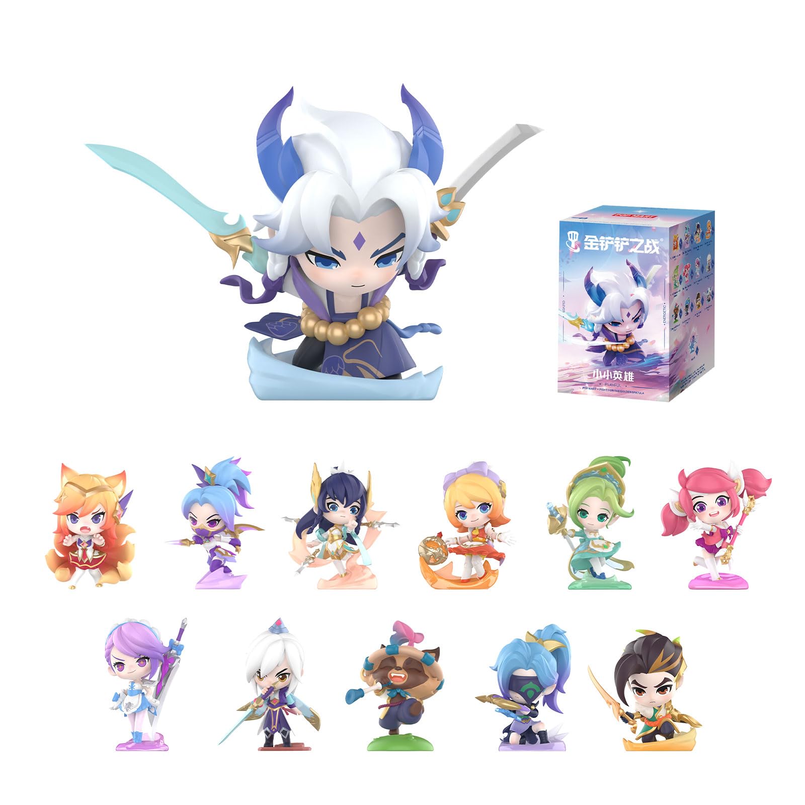 Fight for The Golden Spatula Chibi Series Figures Blind Box Figures Random Design Action Figures Collectible Toys Home Decorations Holiday Birthday Gifts