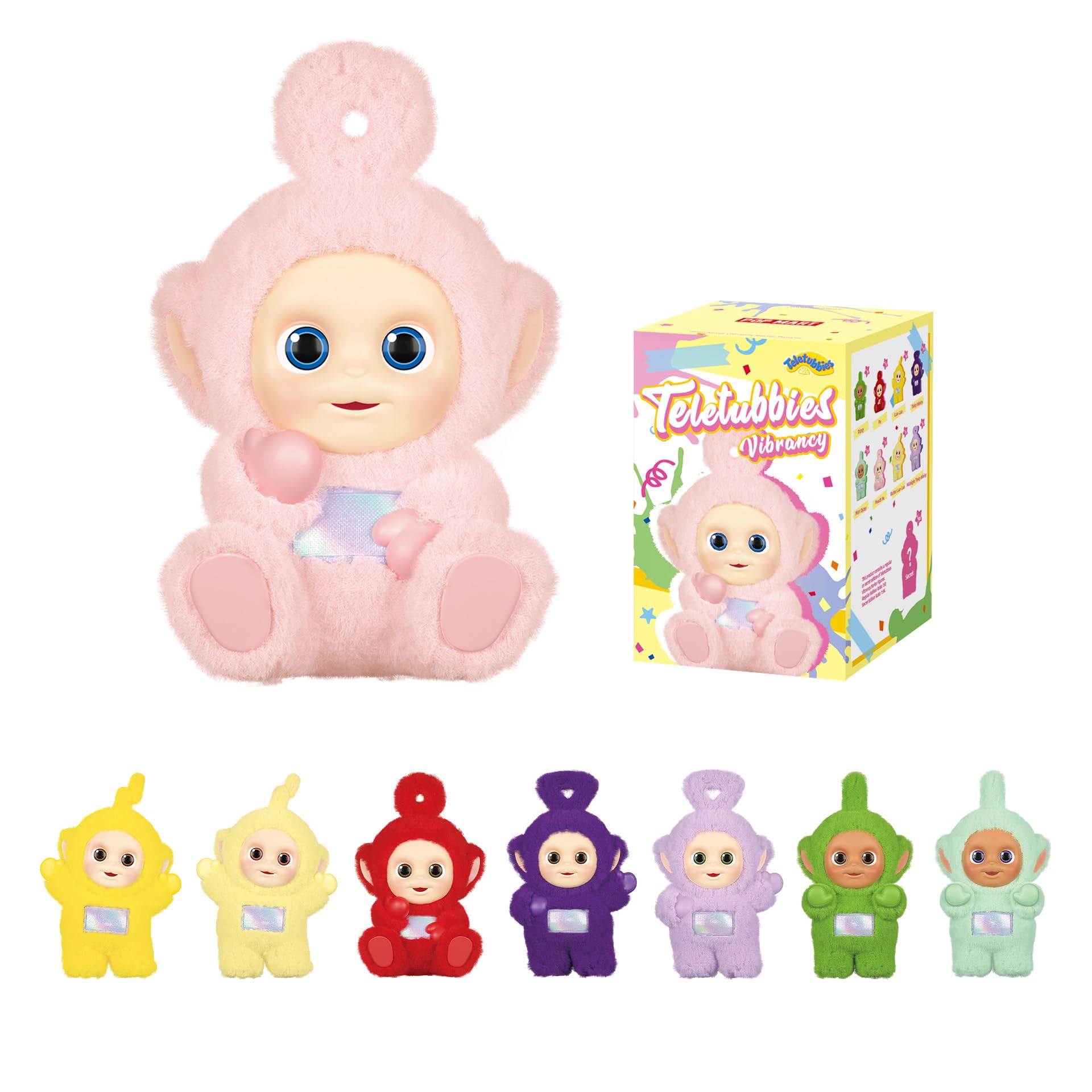 POP MART Teletubbies Vibrancy Series Figures, Blind Box Figures, Random Design Action Figures Collectible Toys Home Decorations, Single Box
